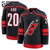 Carolina Hurricanes Dresy Fanatics Premium Sebastian Aho 2024-25 Černá Domácí - Dětské